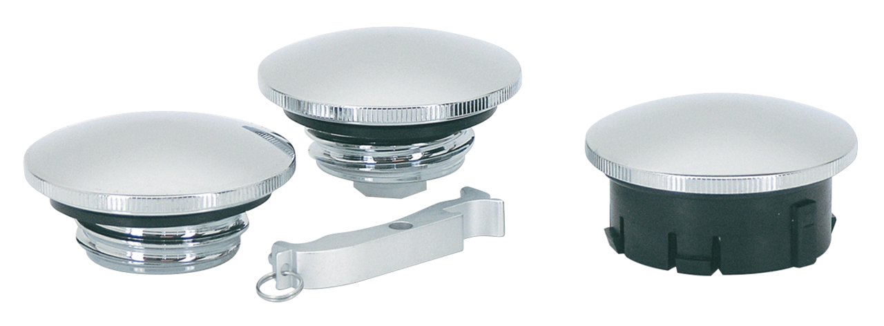 Zodiac Chrome Billet "essential" Gas Caps – Gas- & Oil Tank