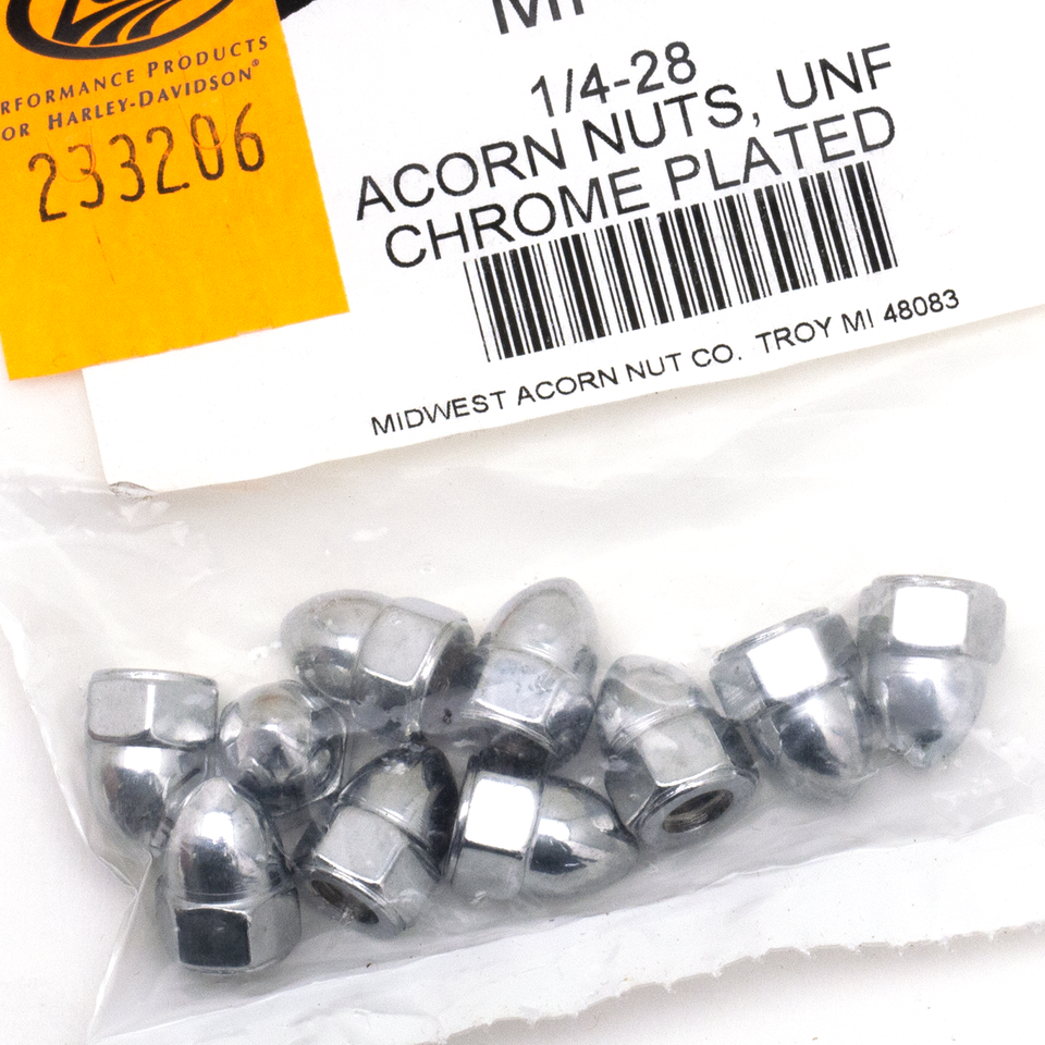 Midwest Acorn Nut Company Chrome Acorn Style Nut Assortment – Hardware