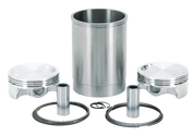 Wiseco 110 Ci Sleeper Kit with 4" Big Bore Pistons for Twin Cam – Engine