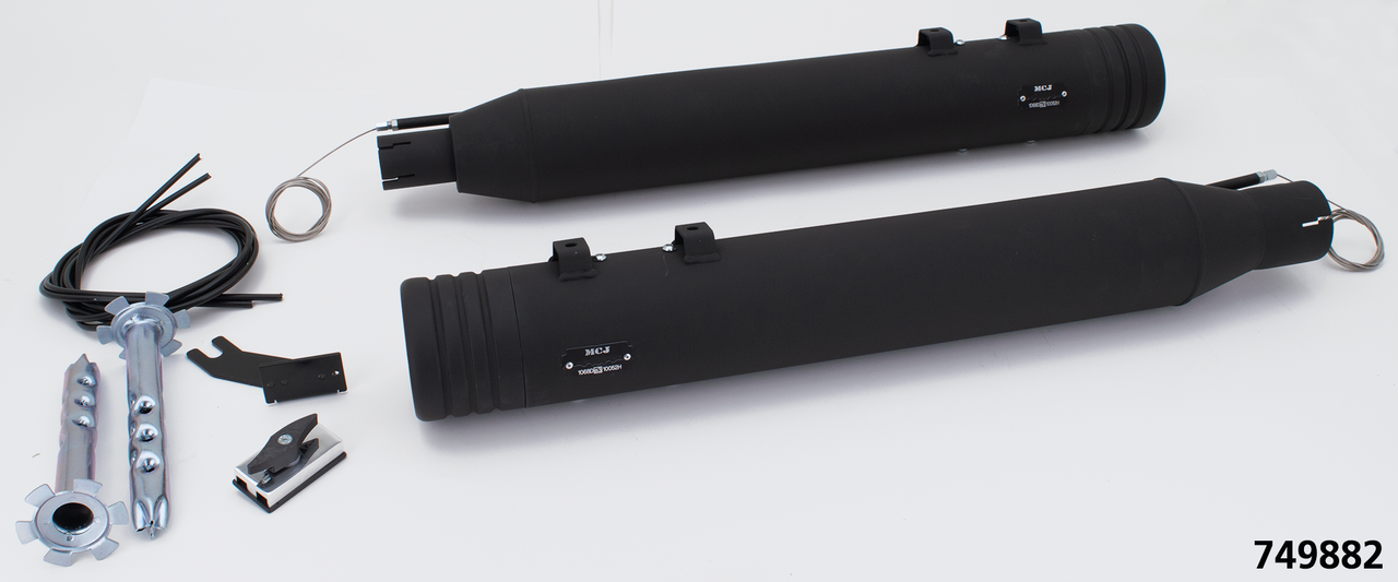 Mcj Adjustable Exhausts for Touring