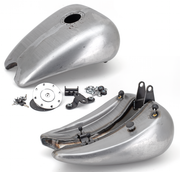 Zodiac One Piece Stretched Smooth Top Steel Gas Tank for Softail – Gas- & Oil Tank
