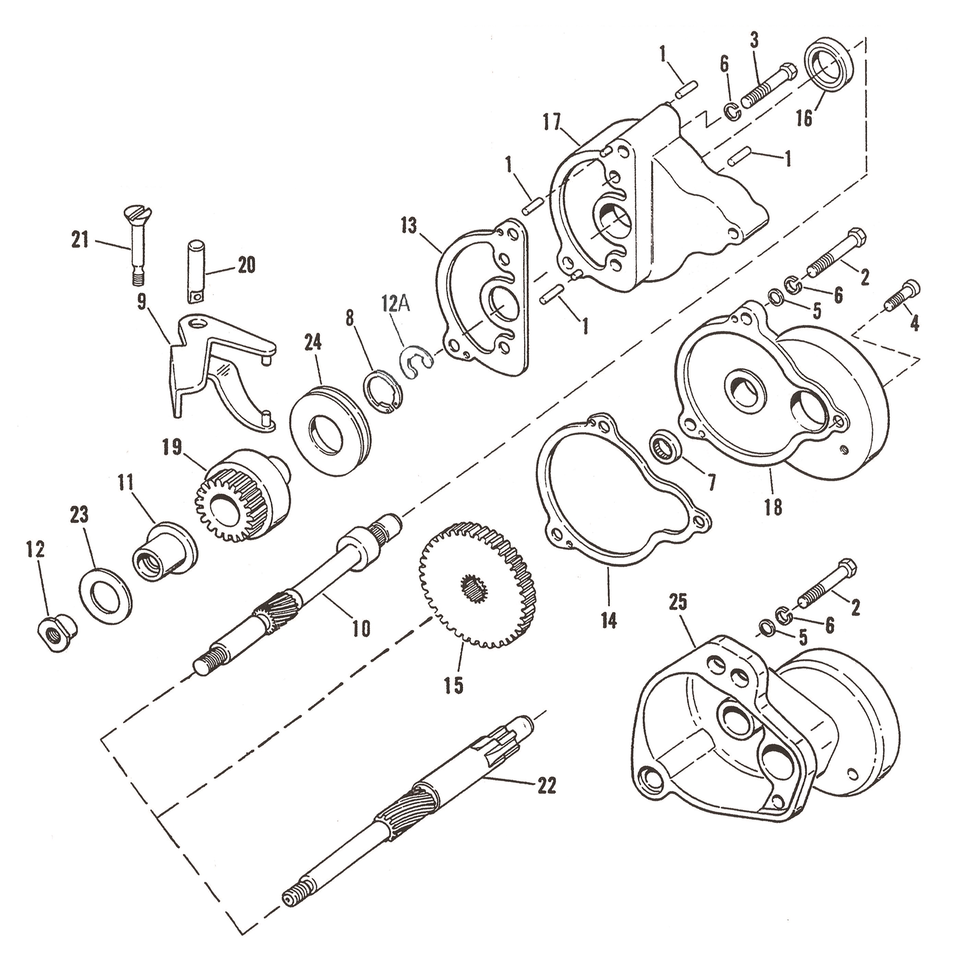 V-Twin Starter Housing Parts for Belt Driven FLH & FX – Engine Electrics