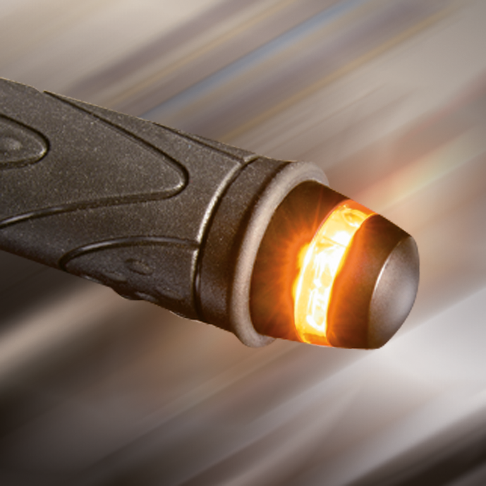 Kellermann "stealth" Ox Eye Handlebar Turn Signals – Electric & Light