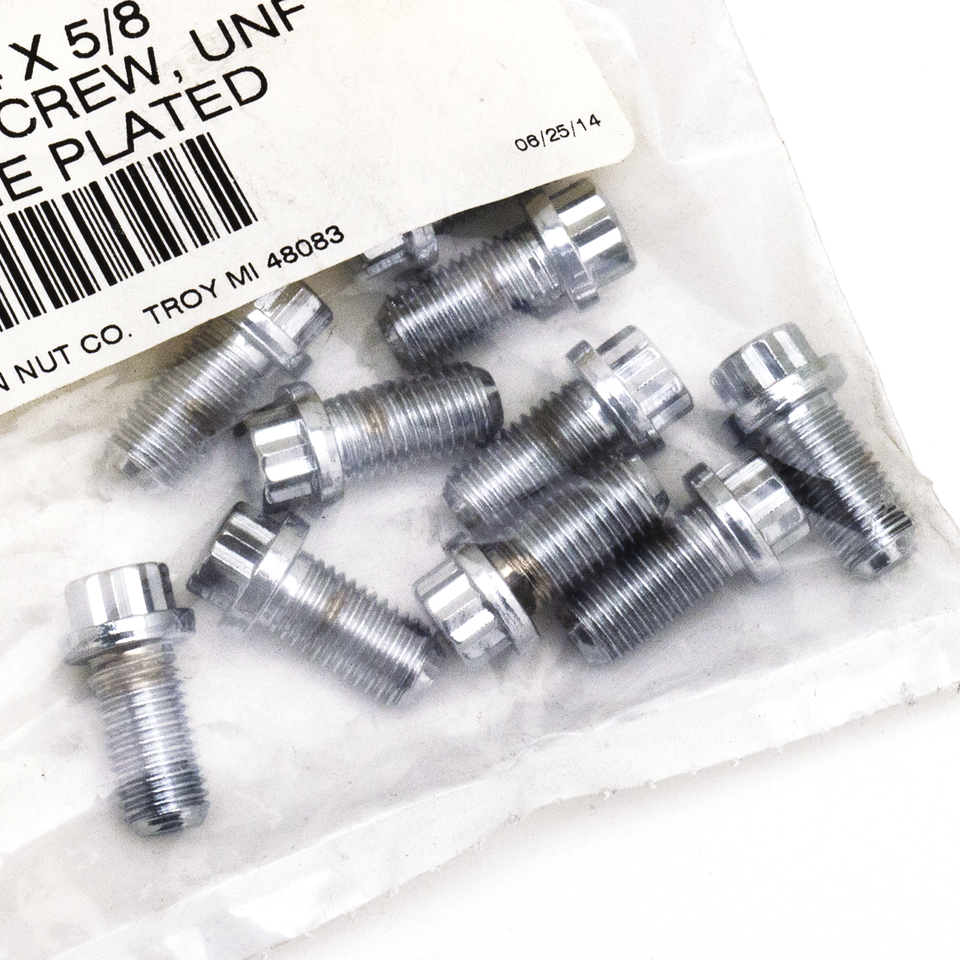 Midwest Acorn Nut Company Chrome Plated 12 Point Bolt Assortment Tray – Hardware