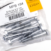 Midwest Acorn Nut Company Chrome Plated Hex Head Cap Screws Assortment – Hardware