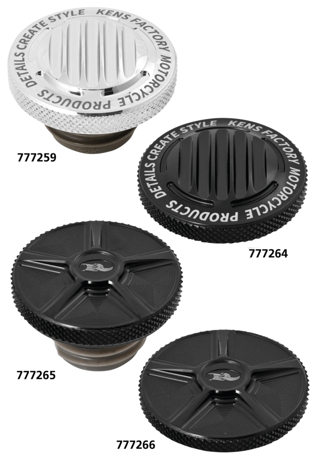 Ken's Factory Next Level Gas Caps – Gas- & Oil Tank