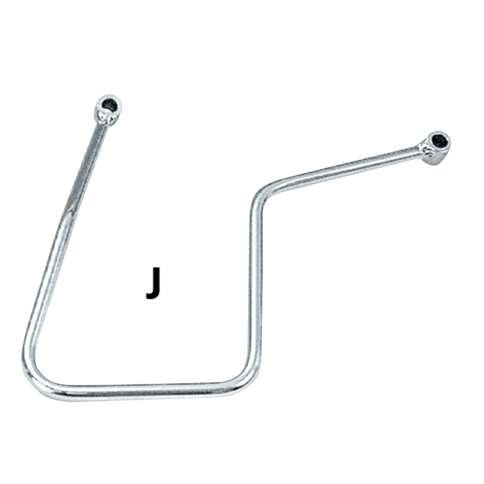Zodiac Chrome Saddlebag Supports – Luggage