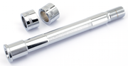 Zodiac Chrome Plated Front and Rear Axles – Wheel & Tire