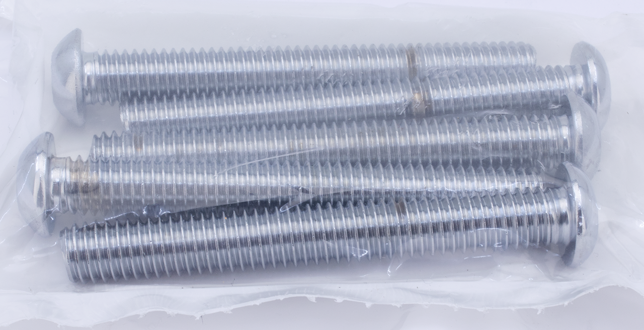 Midwest Acorn Nut Company Assortment Tray of Chrome Plated Larger Button Head Allen Screws – Hardware