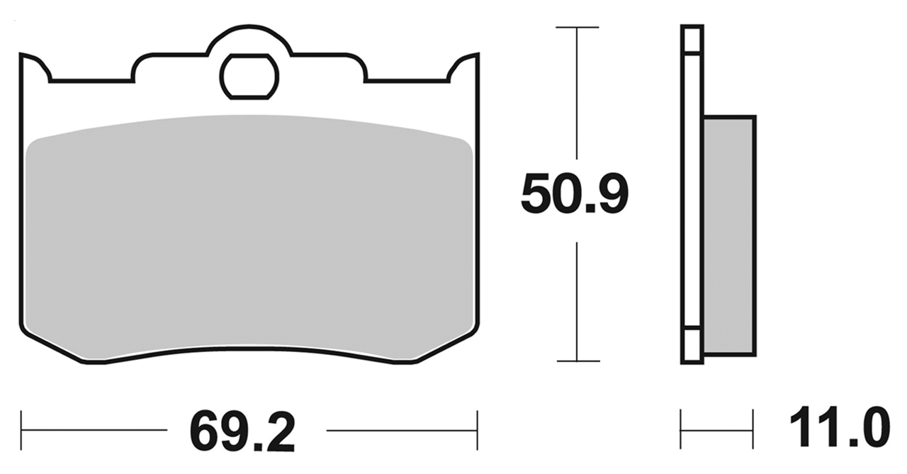 SBS Brake Pads for After Market Calipers