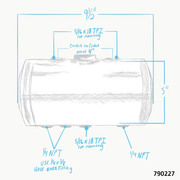 Lowbrow Customs Universal Oil Tanks – Gas- & Oil Tank