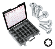 Midwest Acorn Nut Company Chrome Plated Button Head Torx Screw Assortment – Hardware