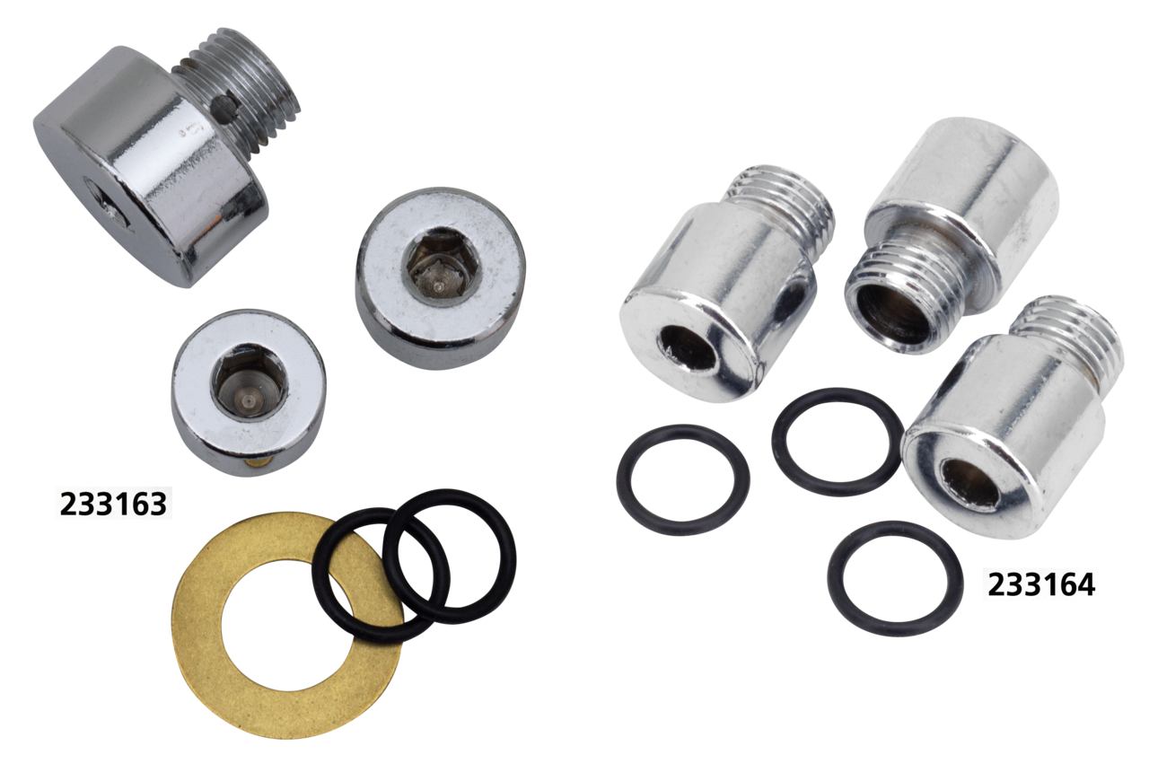 Midwest Acorn Nut Company Chrome Allen Head Oil Pump and Tappet Screen Plug Set – Engine