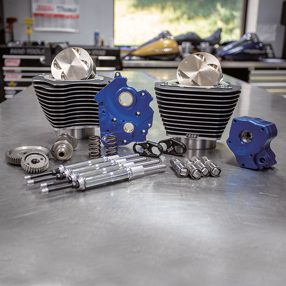 S&S 124CI, 128CI, 129CI & 132CI Power Packages for Milwaukee Eight – Engine