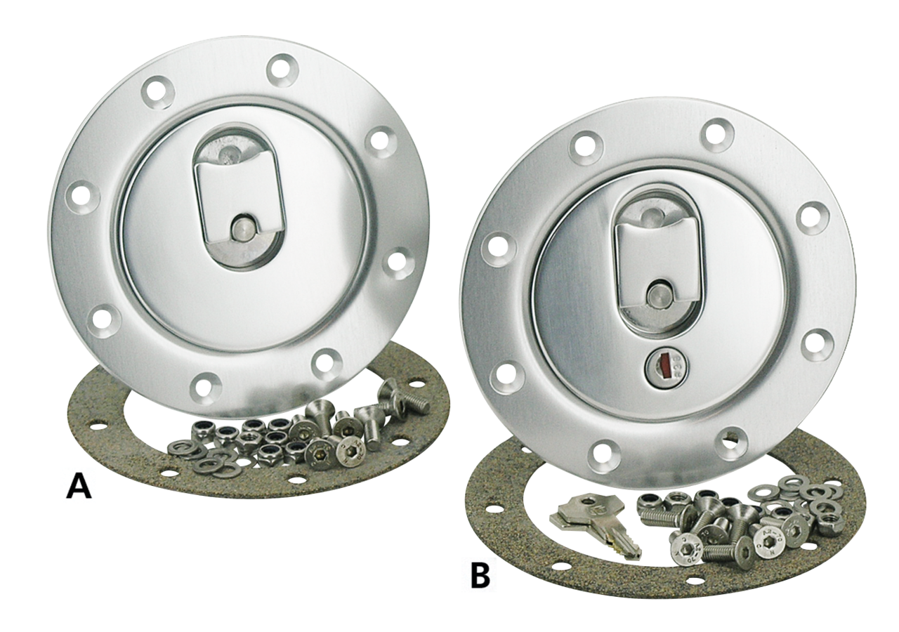 Zodiac "quick Action" Aluminum Racing Gas Caps – Gas- & Oil Tank