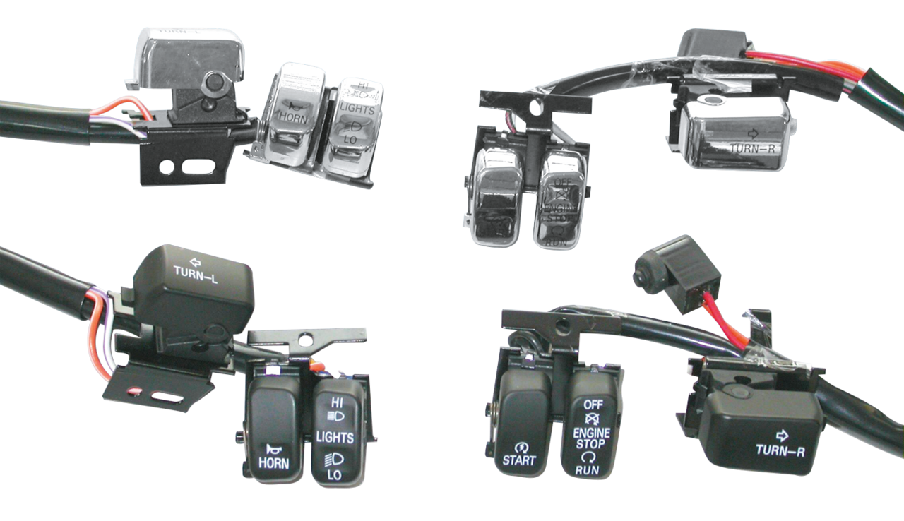 Zodiac Ergonomic Handlebar Switches for 1996-2013 Models