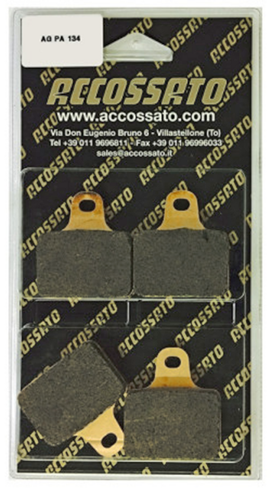 Accossato Brake Pads for After Market Calipers