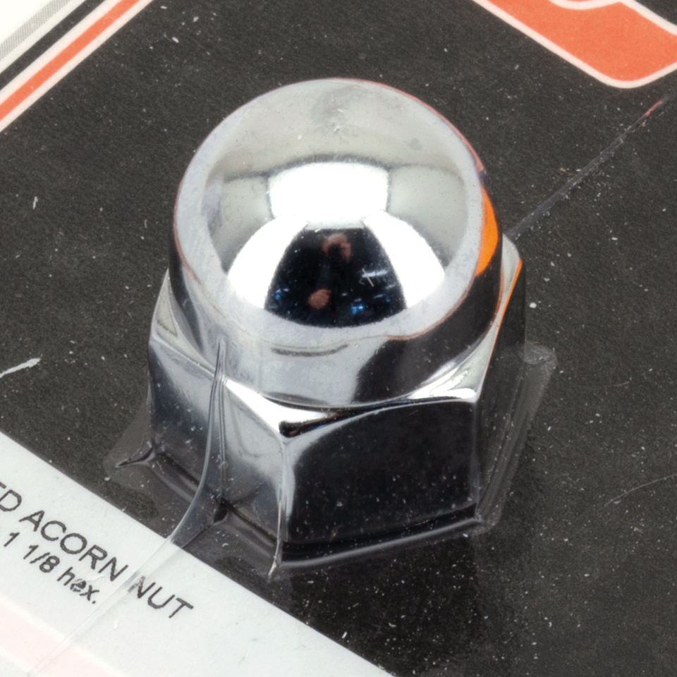 Colony Round Top Chrome Acorn Nuts – Hardware