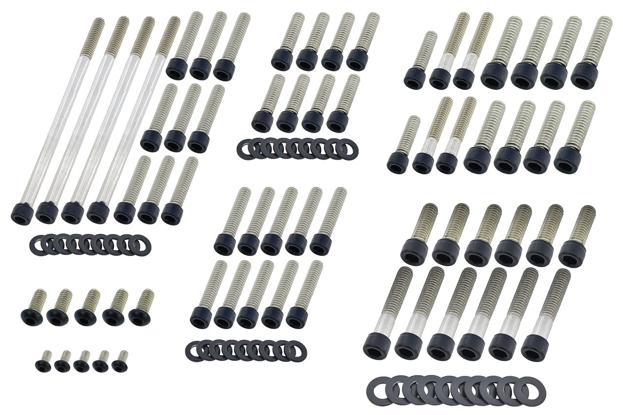 Screws4Bikes Black Stainless Steel Drivetrain Screw Kits – Hardware