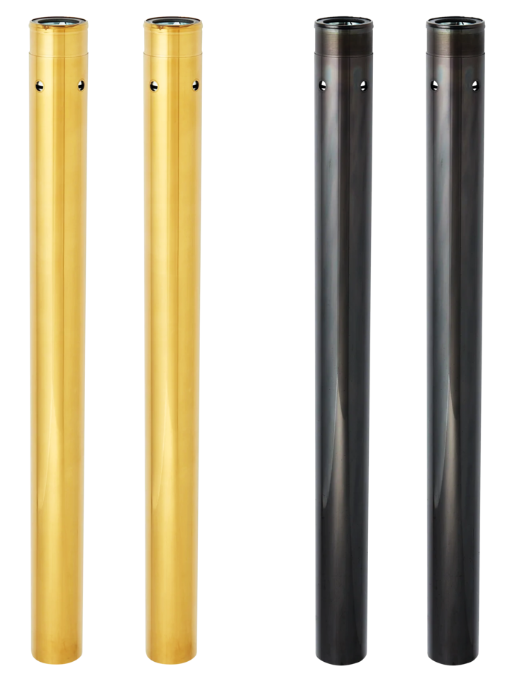 Arlen Ness Gold and Black 49MM Fork Tubes – Front Forks