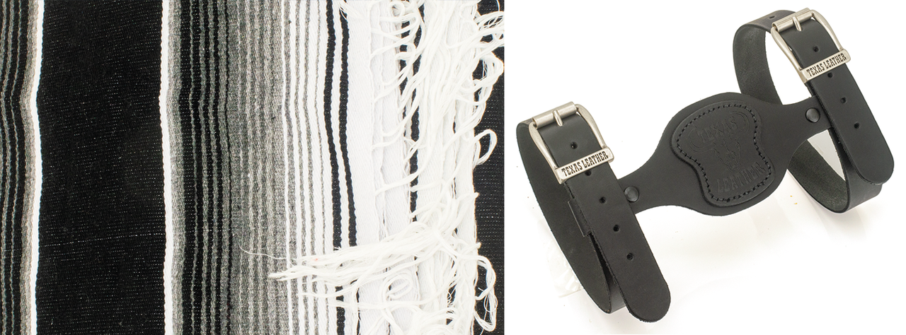 Texas Leather Mexican Blankets – Helmets