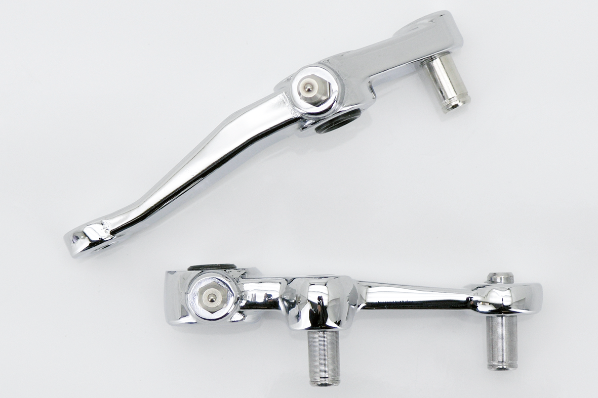 Zodiac Shift Levers for 4-SPEED Big Twin – Foot Control