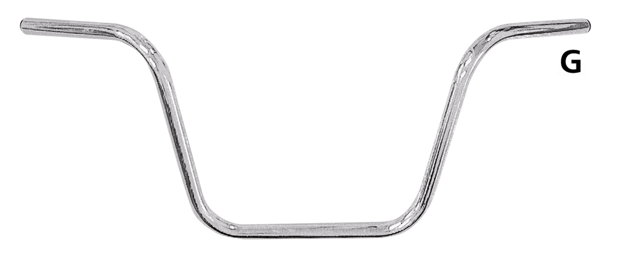 Zodiac One Inch Diameter Ape Hanger Handlebars