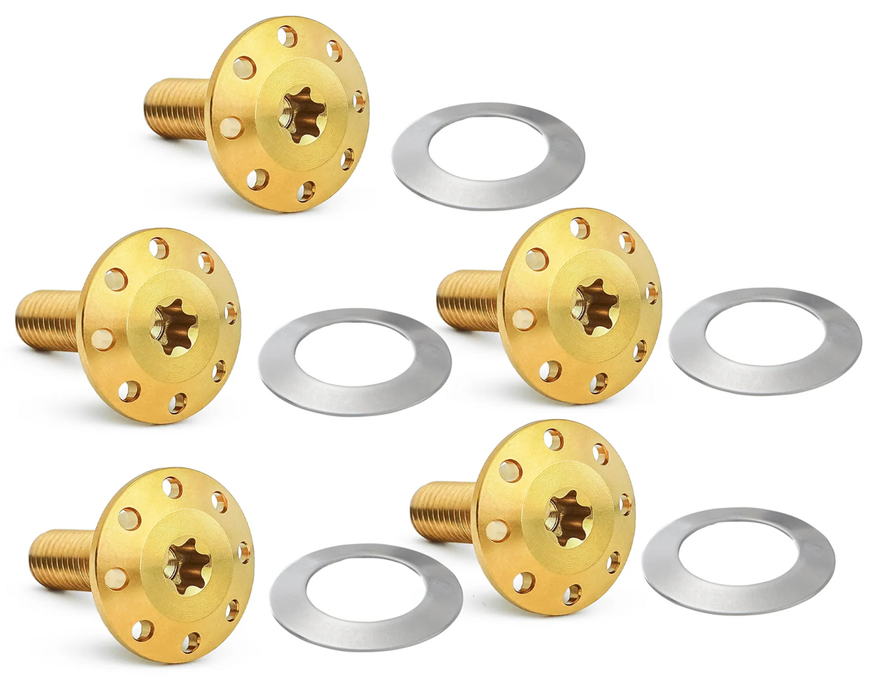 Arlen Ness Titanium Floating Rotor Hardware