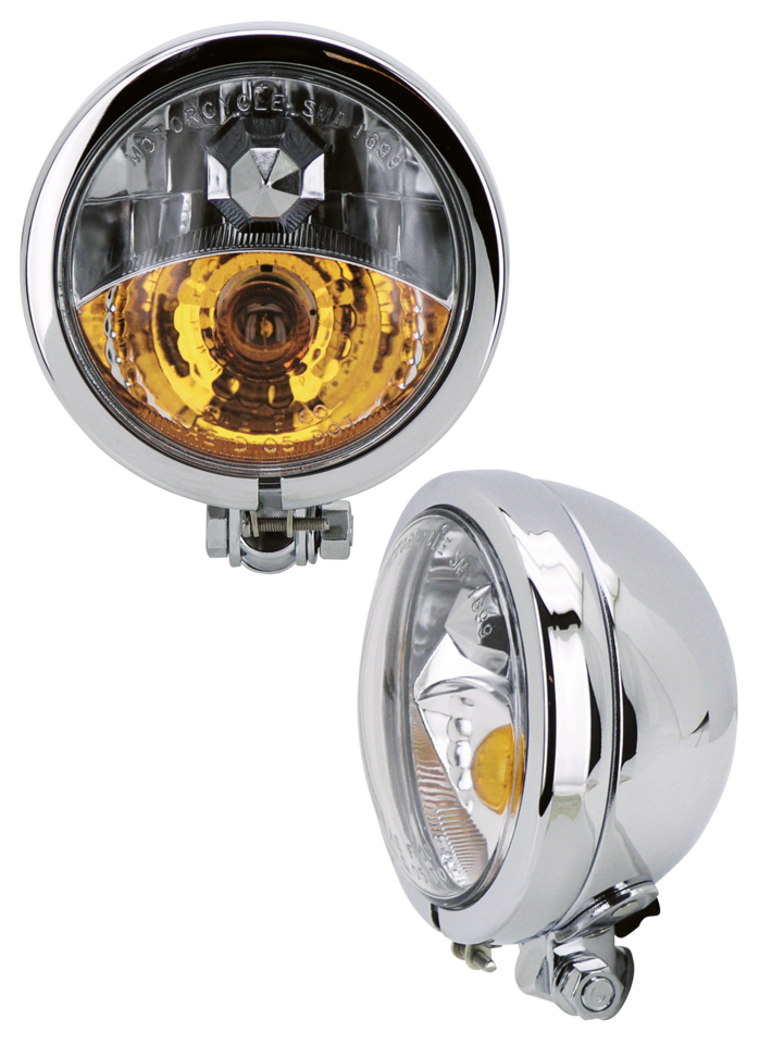 Zodiac Chrome 4 1/2" Spotlight with Built-In Fog Light – Electric & Light