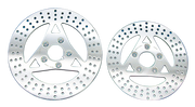 Zodiac Polished Stainless Steel Disc Brake Rotors
