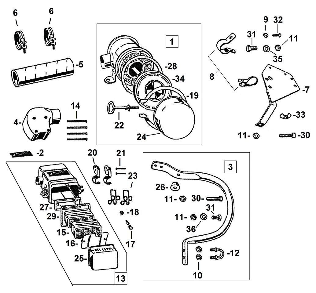 Samwel Supplies Replica "houde" Oil Bath Air Cleaner Transfer – Intake