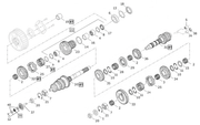 Zodiac 2006 to Present 6-SPEED Transmission Gears and Shafts