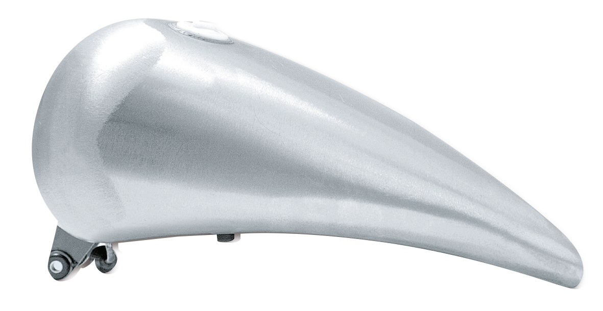 Zodiac One Piece Stretched Smooth Top Steel Gas Tank for Softail – Gas- & Oil Tank