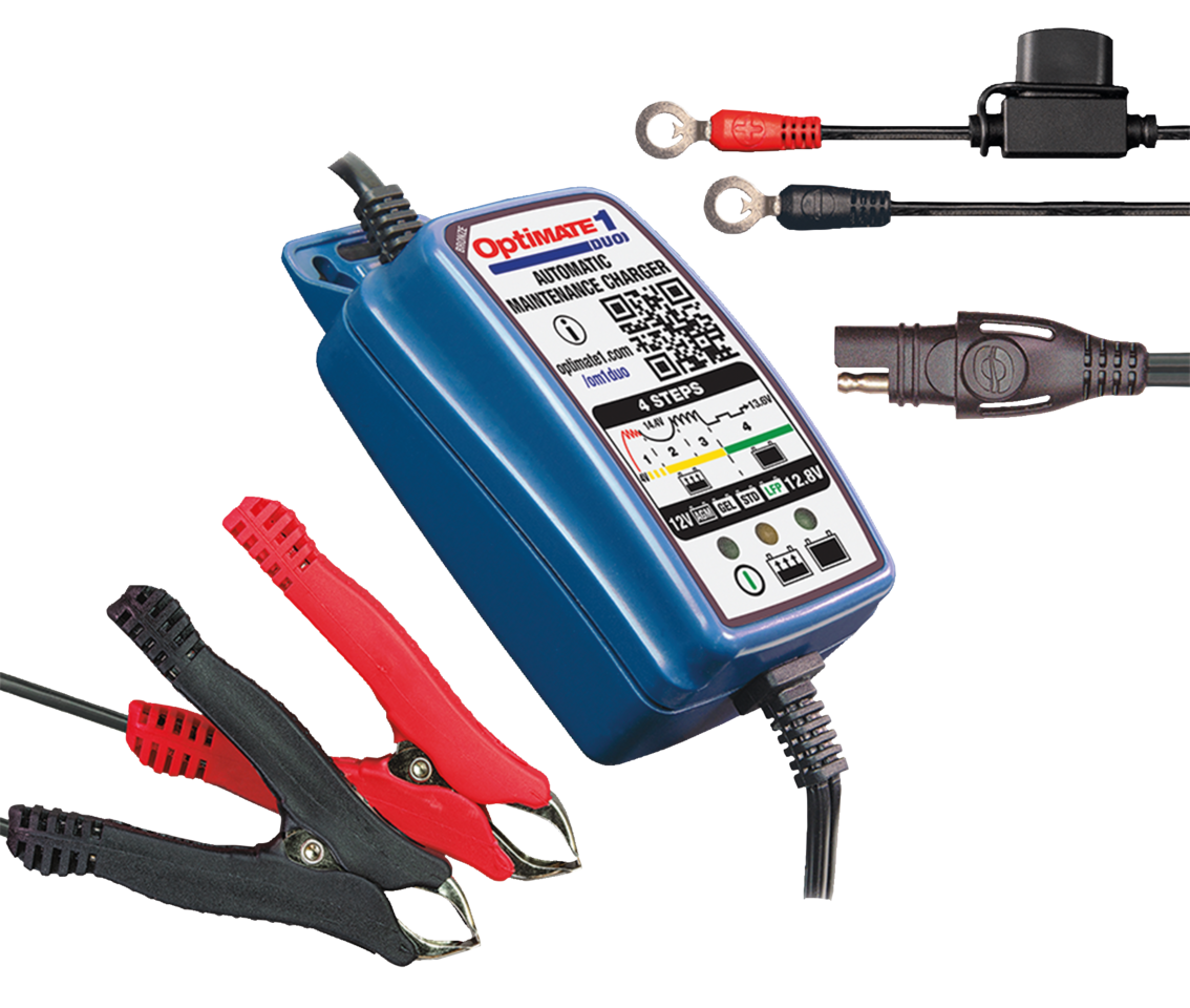 Optimate/Tecmate Optimate 1 Duo Battery Charger – Engine Electrics