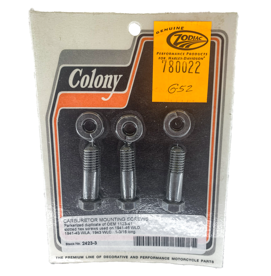 Colony Manifold Parts for 45CI, Early Ohv & Side Valve Models – Intake