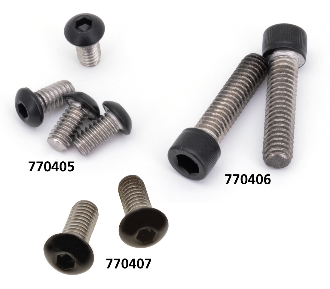 Screws4Bikes Black Stainless Steel Headlight Screws – Electric & Light
