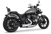 Freedom Performance Exhaust Combat Slash Cut 2-INTO-1 for Indian Powerplus & Thunderstroke