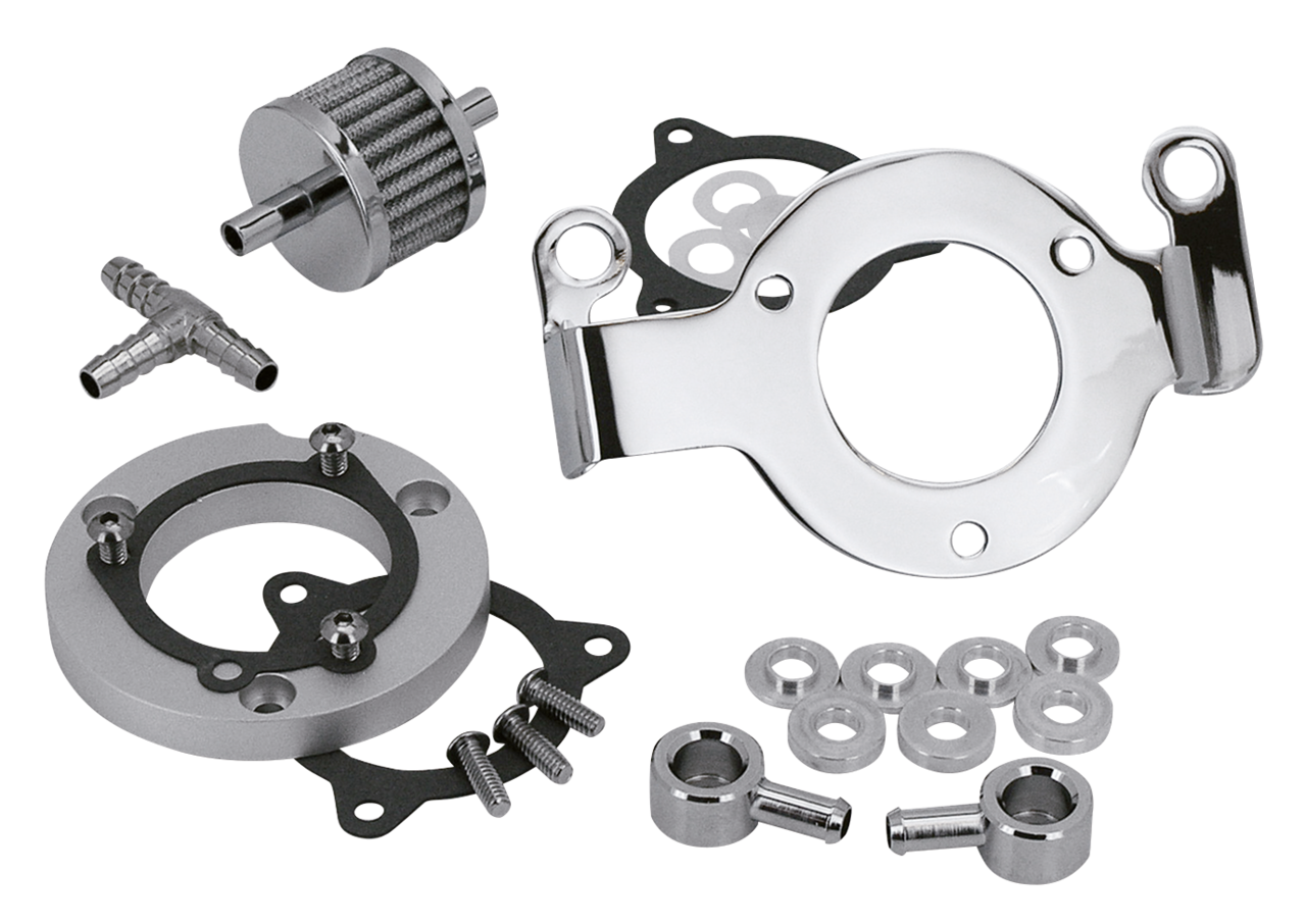 Zodiac Air Cleaner Supports & Adapters for 2008-2017 Throttle-By-Wire Twin Cam – Intake