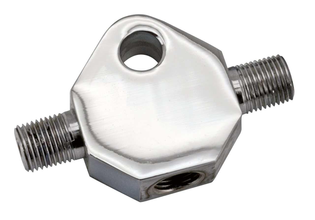 Zodiac Chrome Plated Custom Brake Line Tees – Control Cables & Hydraulic Lines