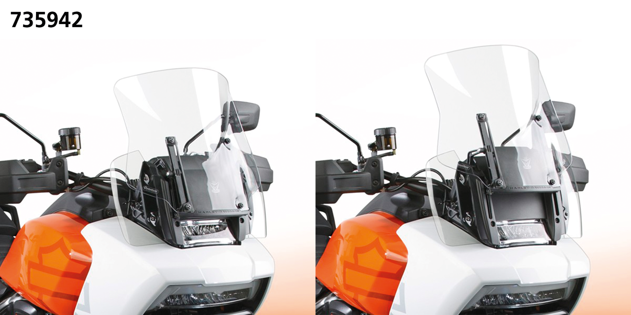National Cycle V-Stream Windscreens for Pan America – Windshield