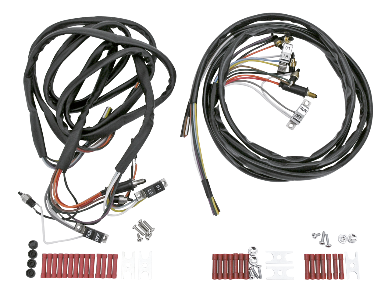 Daytona Handlebar Wiring Harnesses with Switches and Hardware 1972-1981
