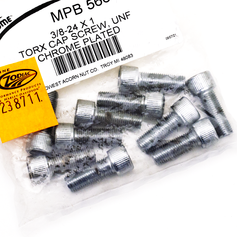 Midwest Acorn Nut Company Chrome Plated Torx Head Screws Assortment – Hardware
