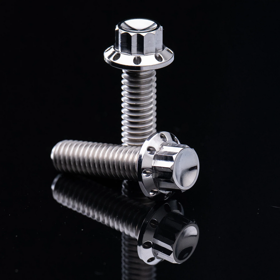 Arlen Ness Transmission Side Cover & Trap Door Titanium 12-POINT Bolt Kits – Hardware