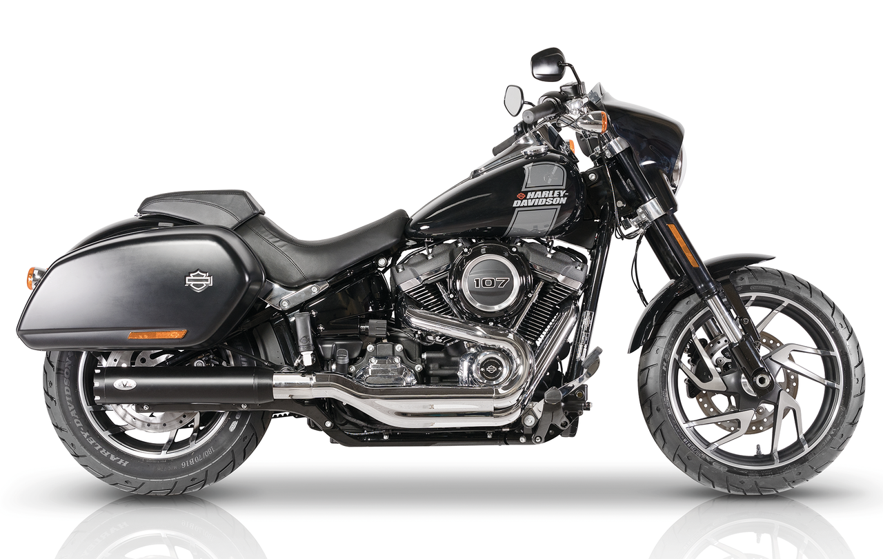 V-Performance Slip-On Mufflers for Sport Glide – Exhaust