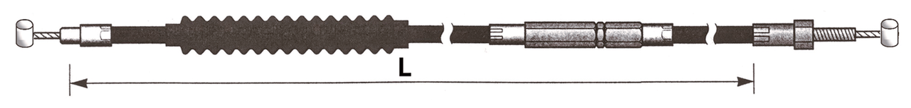 Barnett Clutches & Cables C18 - Clutch Cable Indian 2021 to Present 111 & 116CI with Assist Clutch – Control Cables & Hydraulic Lines