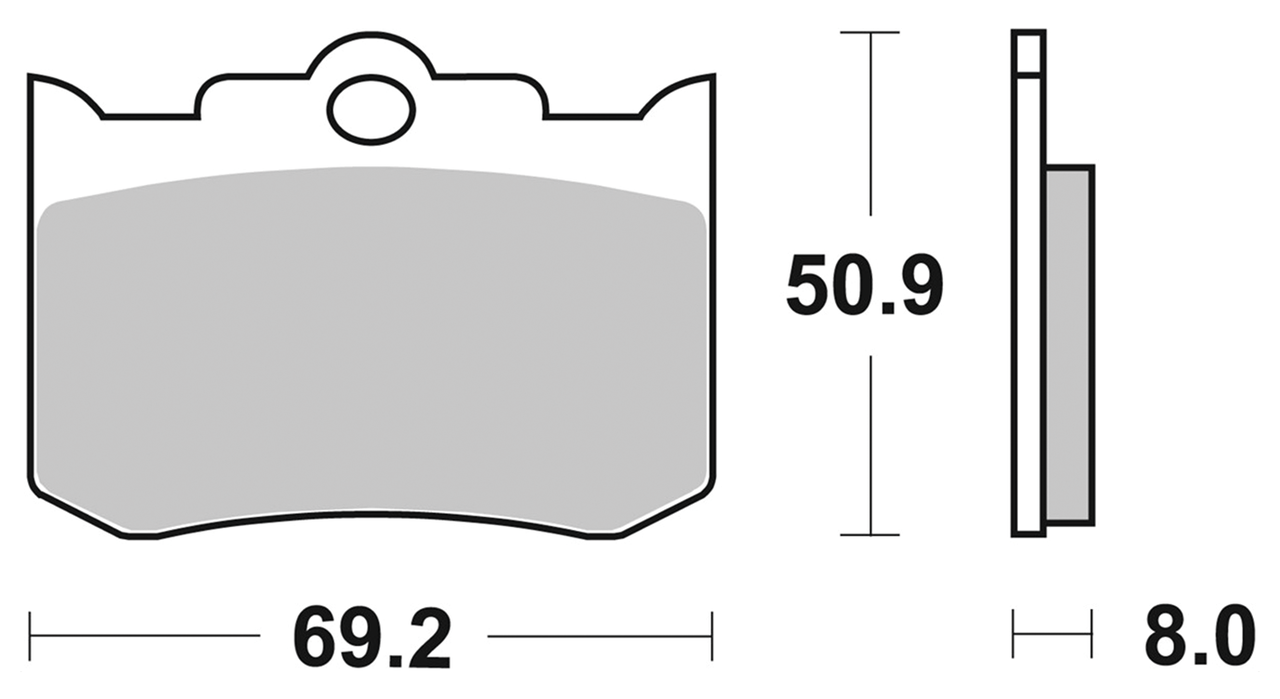 SBS Brake Pads for After Market Calipers