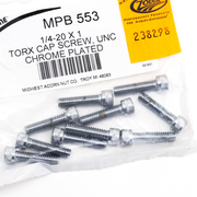 Midwest Acorn Nut Company Chrome Plated Torx Head Screws Assortment – Hardware