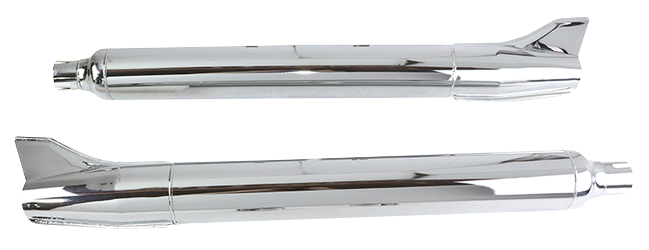 V-Twin Torpedo Fishtail Mufflers for Touring – Exhaust