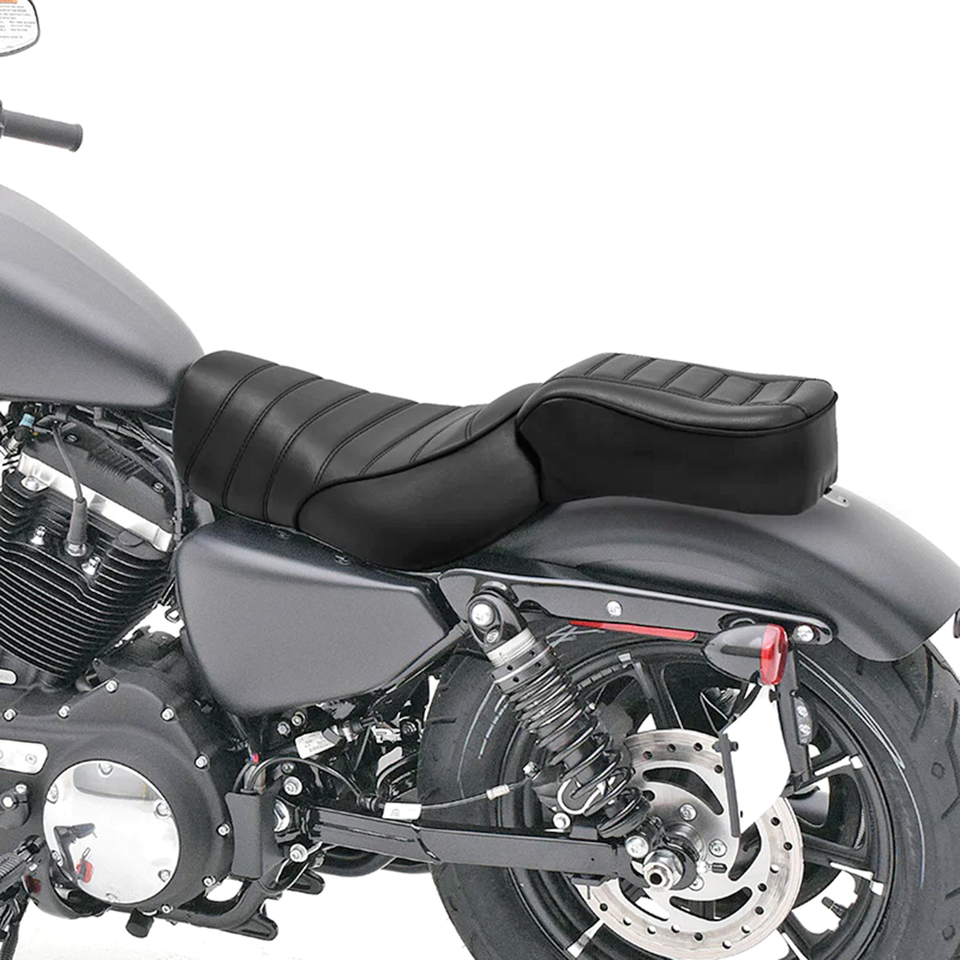 C.c. Rider 2-UP Touring Seat for Sportster Iron