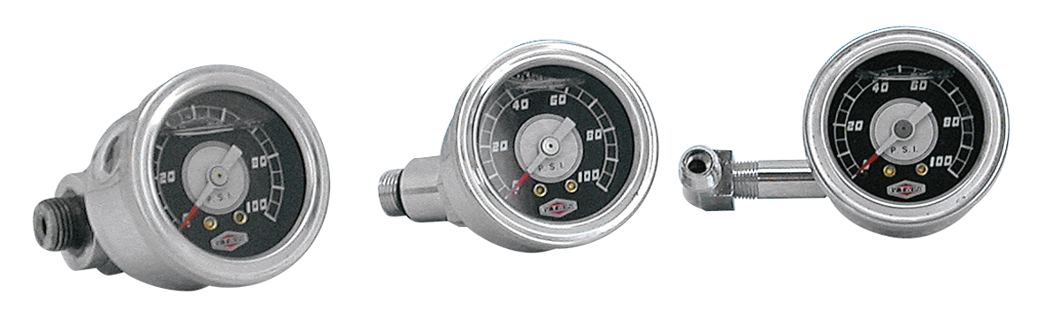 Zodiac Liquid Filled Oil Pressure Gauge Kits – Gauges & Dashes